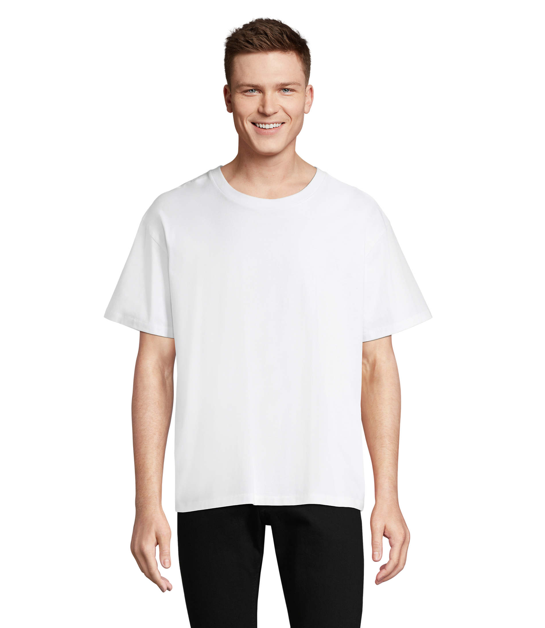 T-shirt oversize unisexe 220 g/m² personnalisable LEGACY Blanc 1